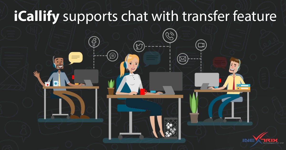 Inextrix's tweet photo. iCallify supports external chat with transfer feature to provide the best customer experience.
#chat #customerService #CustomerExperience #CX #iCallify #dialer #callcentersoftware #callcentersolution #intelligentcallcentersoftware #Dialer #CallcenterDialer #Business https://t.co/8NzljeNnFX