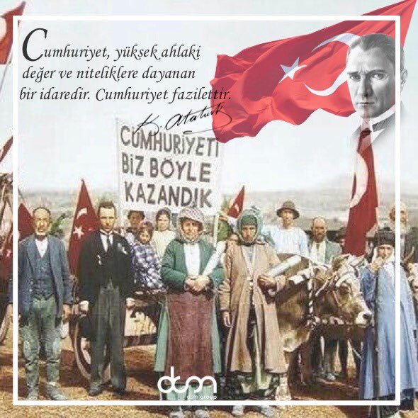 Cumhuriyetimizin 96. yılı kutlu olsun.