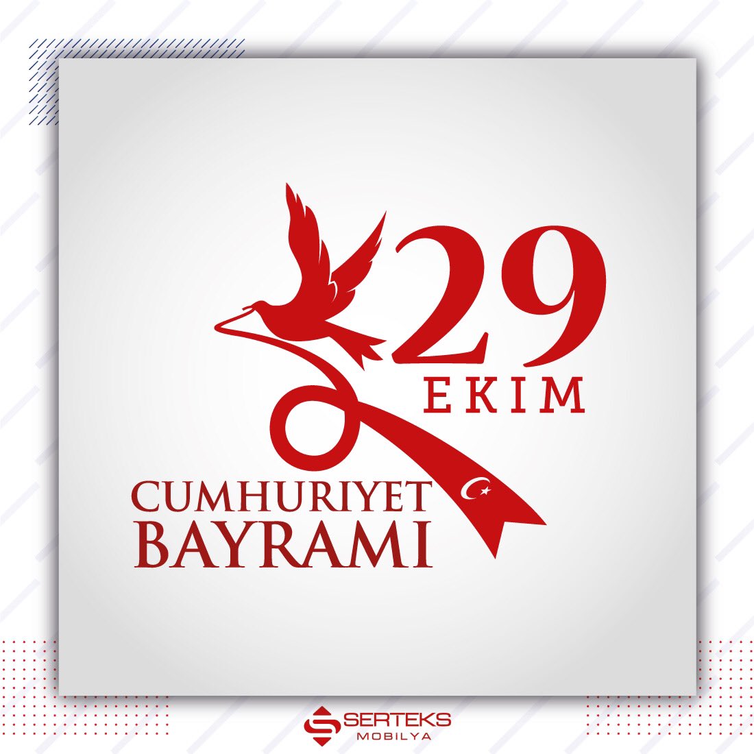 29 Ekim Cumhuriyet Bayramımız kutlu olsun...
.
#SerteksMobilya #29Ekim #CumhuriyetBayramı #KutluOlsun
