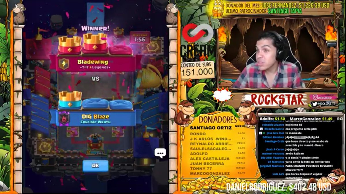 Siempre dando madrazos en el top <a href="/marshallmeza/">Bladewing ™️</a>