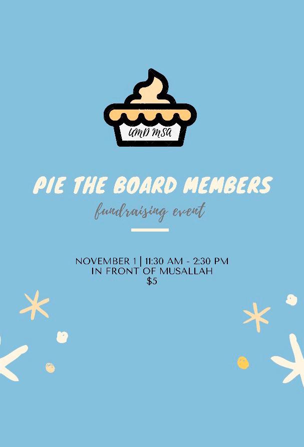 UMD_MSA's tweet photo. Join us for our first fundraising event: Pie the Board Members! Come out for a fun time and the opportunity to pie a friend! https://t.co/MdEDTMaFPN