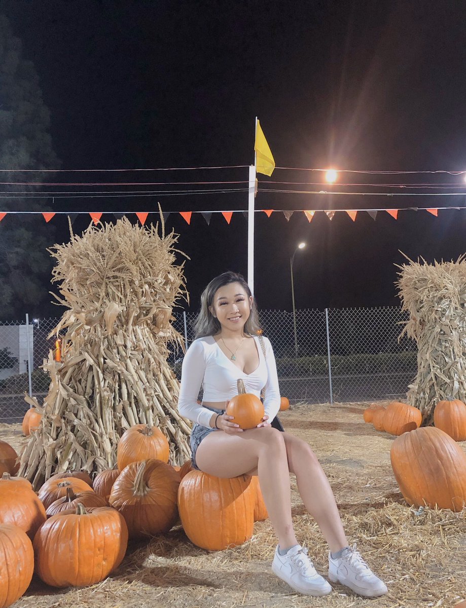 xojennidt's tweet photo. The best kind of pumpkin in the whole patch 🍁🍂☺️ #spookyszn #boobitch #basicbitchszn https://t.co/19dHks1aXn