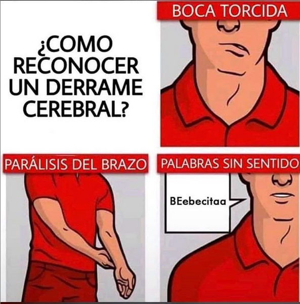 Infografia de cómo reconocer un #ictus.

#diamundialdelictus #bebesita