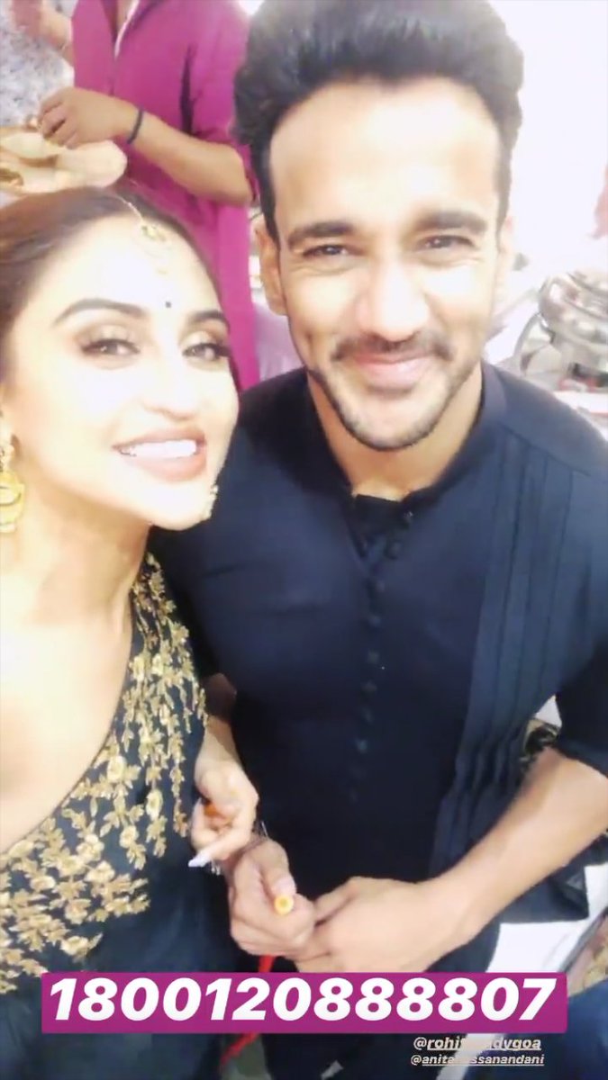 Krystlepedia's tweet photo. @krystledsouza is showing her support for @anitahasnandani
and Rohit Reddy as they have reached the finale in Nach Baliye! 

Pls give a missed call on 1800120888807 and get them closer to the #NachBaliye9 🏆 https://t.co/F3F0al676U