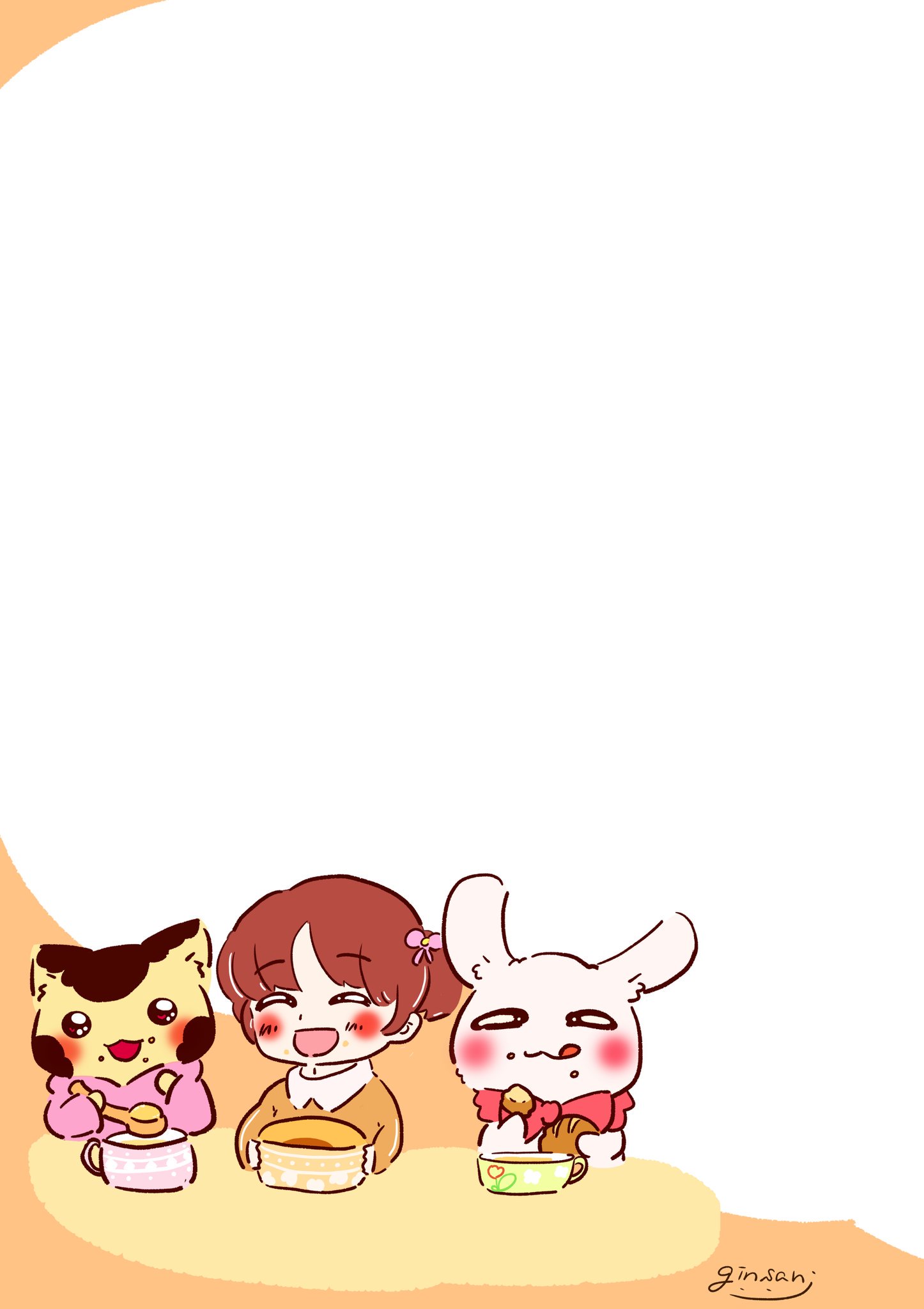 ぎんさん のんびりイラストレーター Twitterissa 味噌汁とかコーンスープが美味しい季節になってきました O O イラスト デジタルイラスト スープ ねこ うさぎ かわいい 温かい のんびり日和 T Co N5zilgaeue Twitter