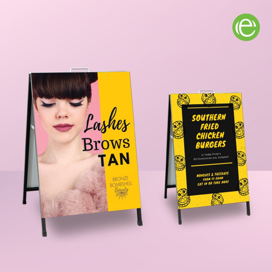 easysigns's tweet photo. 15% Off Digital Print A-Frames! Last Chance Sale 🔥 Get an Instant Online Quote now at https://t.co/NNLHajysF3 https://t.co/fRAweIGszA