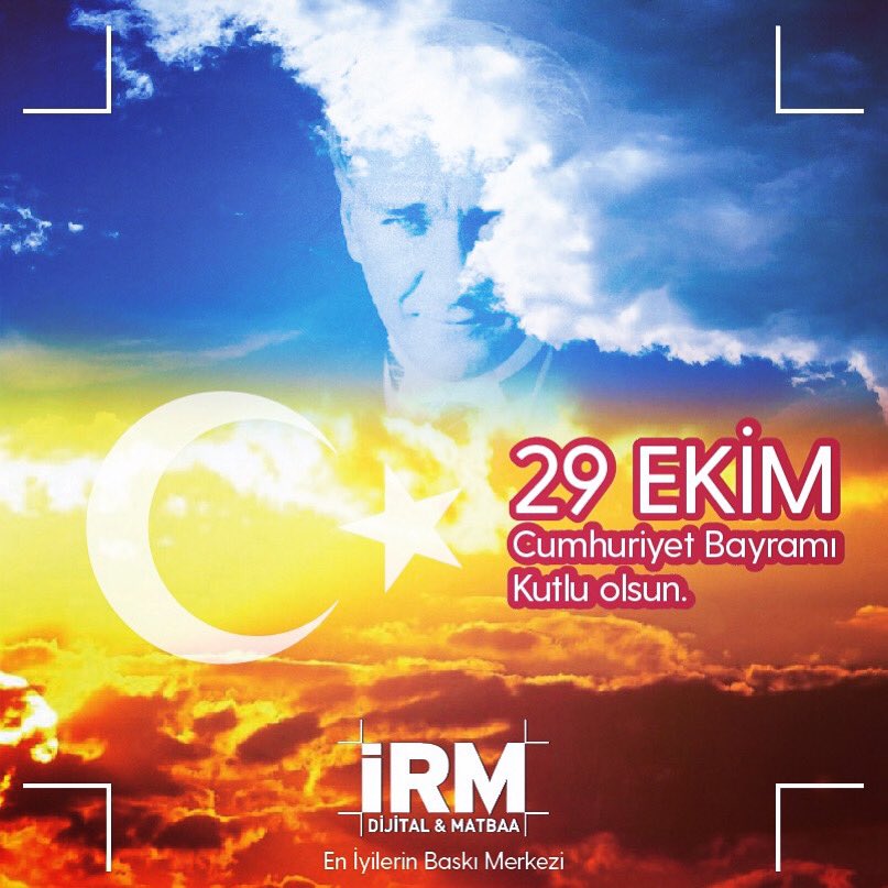 irmdigitalprint's tweet photo. 29 Ekim Cumhuriyet bayramımız kutlu olsun. https://t.co/DKDwiVWWMe