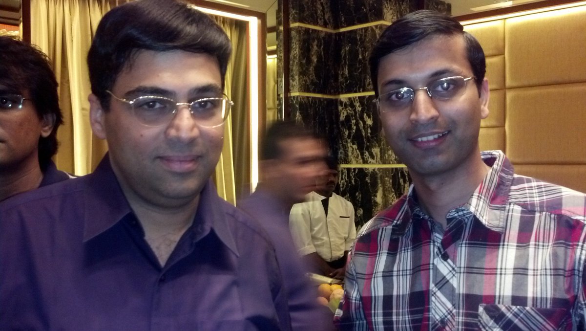 asimpereira's tweet photo. Then couple of months later, I had a chance to meet the world champion himself! After that meet, life/career took a different tangent!! #MyChessApps ๐ https://t.co/nLJKvpNDpX