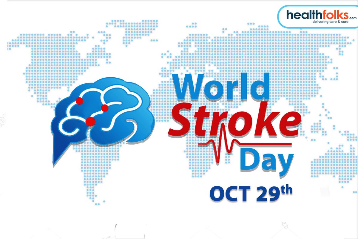 Healthfolkscom's tweet photo. A stroke can happen to anyone, at any time and anywhere. Today stroke is the leading cause of disability worldwide and the second leading cause of death, but almost all strokes could be prevented.
#WorldStrokeDay #WSD #stroke https://t.co/p6eqY3WNfp