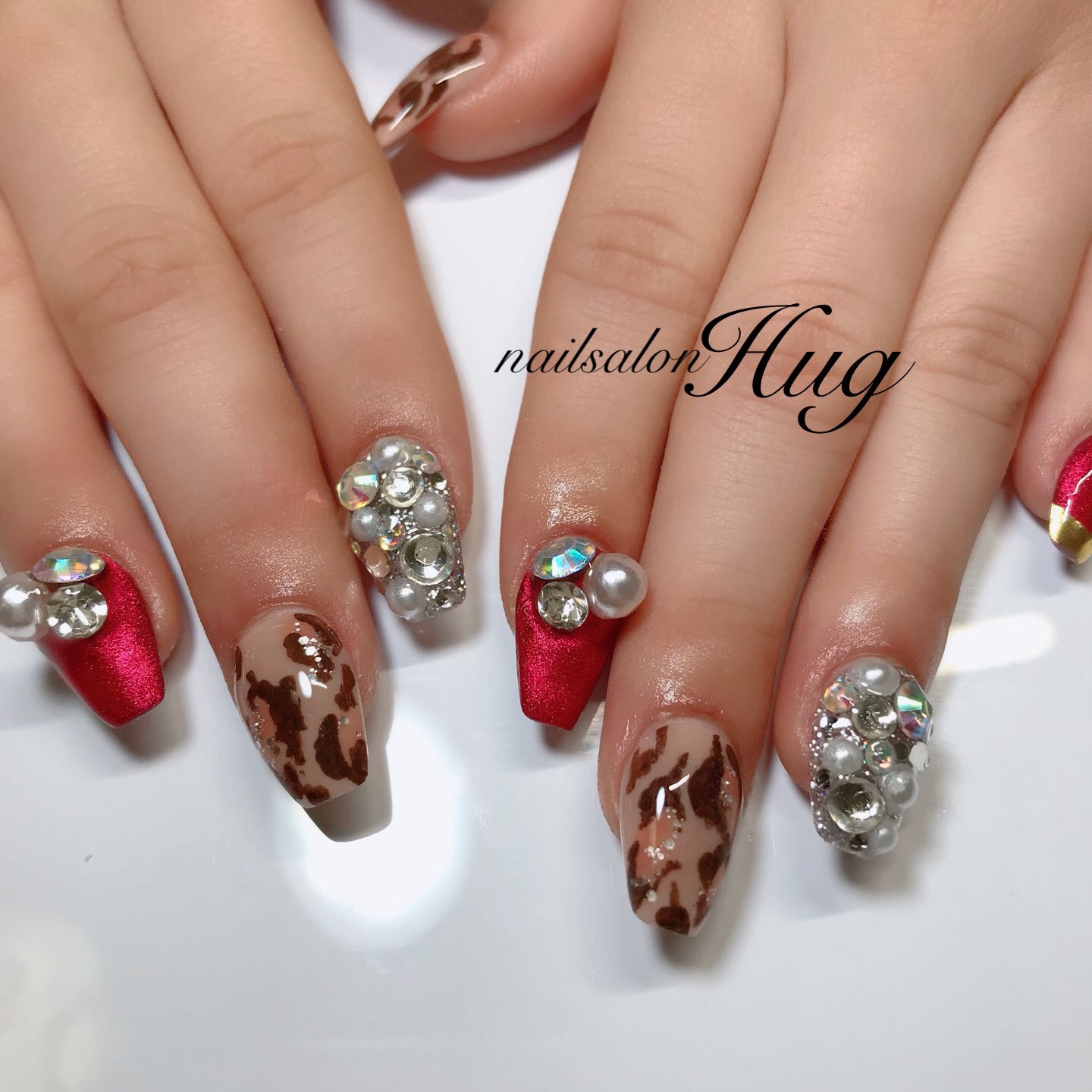 Nailhug 予約 Lineid予約 Nailsalonhug Nailsalonhug Nail Nail ネイル 岡山ネイル 岡山ネイルサロン 岡山市ネイル 岡山市ネイルサロン 岡山県ネイル 岡山県ネイルサロン Sculp スカルプ スカルプネイル スカルプ専門店 レオパードネイル