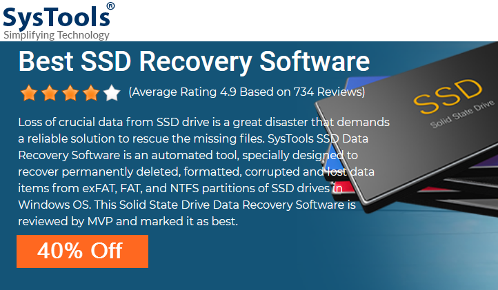 drecoverycoupon's tweet photo. 40% Off - SysTools SSD Data Recovery Discount Coupon Code
https://t.co/DThWfn47SV
#SysTools #SSD #DataRecovery #SSDDataRecovery #HDDDataRecovery #HDD #Software #HotDeals #Discount #DiscountOffer #Savings https://t.co/PTe88Uu6ly