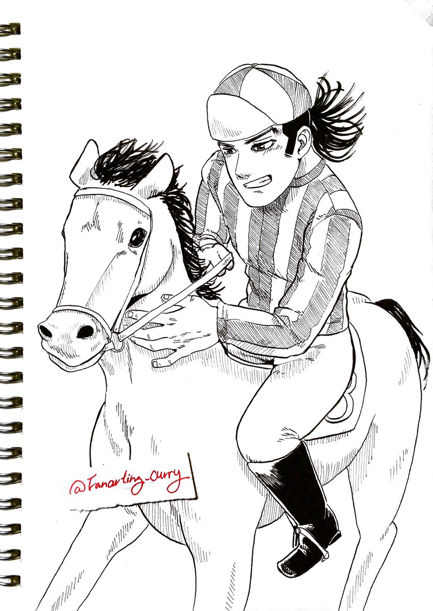 Day 28: Ride.
#inktoberDay28 #gkinktober #goldenkamuy 