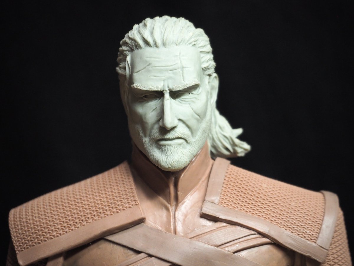 EstudioAdrian's tweet photo. Work in progress 🙌🙌🙌
#GeraltOfRivia #lobo #thewitcher3 #monsterclay #handmade #witcher #sculpture #sculptor https://t.co/GaOCxfSXyF