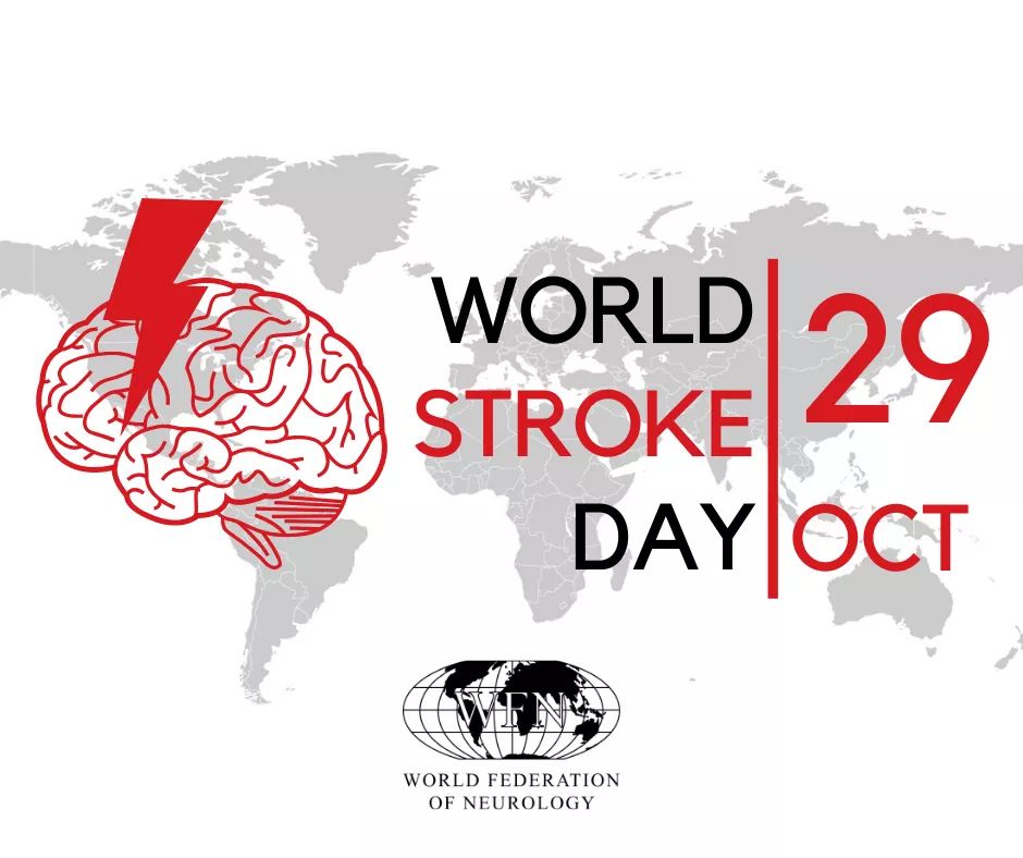 Today is the #WorldStrokeDay! #Stroke is the leading cause of disability worldwide and the second leading cause of death. 
Learn more about the campaign: bit.ly/2BSGpuQ
#Stroke #Neurosurgery #internationalhealth #publichealth #Global_Health_Actions