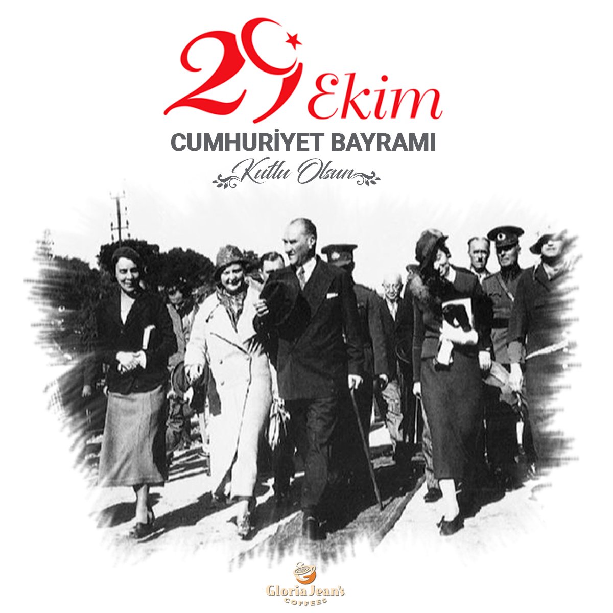 Cumhuriyetsiz bir toplum, yarınsız bir gündür. Cumhuriyet bayramınız kutlu olsun.🇹🇷
#gjcsturkey #gjcsmobile #gloriajeansmobile #gloriajeanscoffeesmobile #29ekim #cumhuriyetbayramı