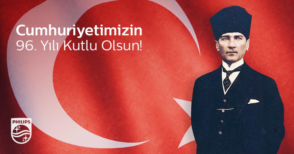 Cumhuriyetimizin 96. Yılı kutlu olsun!