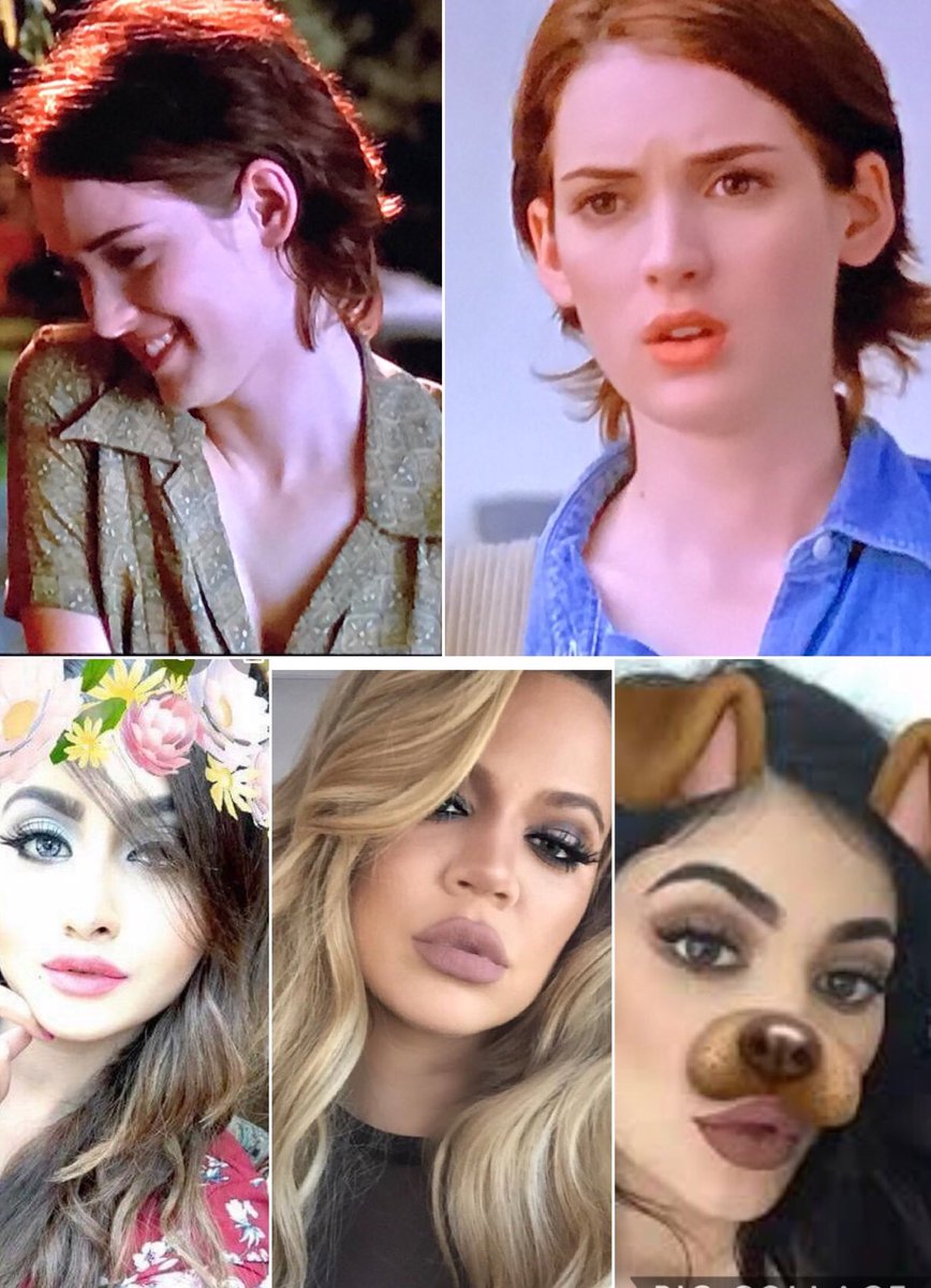 JFracci's tweet photo. Watched 90’s movie with ole Winona in it. Natural youth/beauty/no makeup. Clearly the new millennia has given young women a distorted/filtered/“everything fake”/heavily made-up/surgically enhanced ideal of “beauty”. Just. Gross. #DontBuyIntoIt #NatureMadeYouBeautiful https://t.co/ytIHcK4vyZ