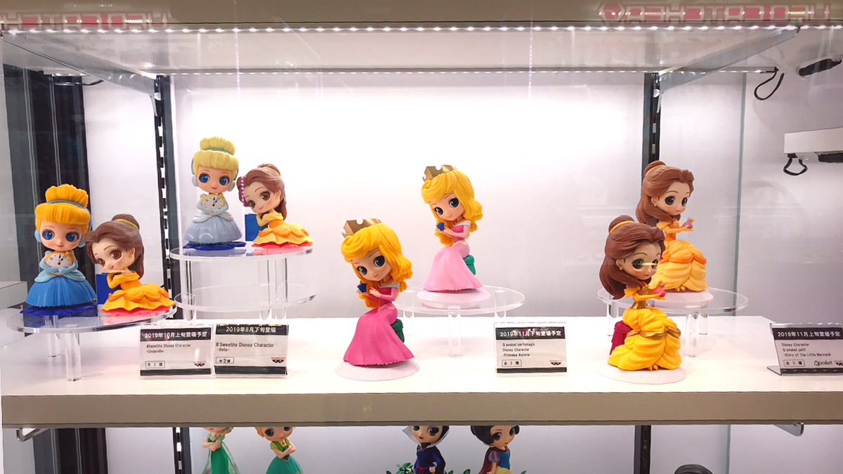 セガ 秋葉原 5号館 Figure R展示情報 当店３階figure Rフロアにて 11月から登場予定の Disney Character Q Posket Petit Story Of The Little Mermaid と Q Posket Perfumagic Disney Character Belle を先行展示中です マーメイドは全部で5種類