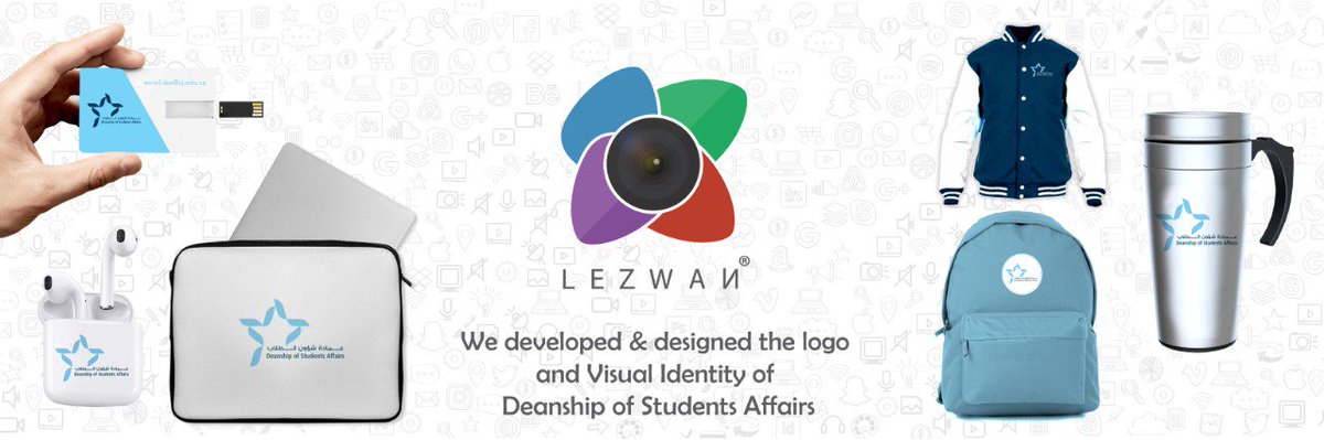 Lezwan_ch's tweet photo. قمنا بتطوير وإعادة تصميم شعار عمادة شؤون الطلاب بجامعة جدة و الهوية البصرية.
للتواصل:0540004111
الرقم الثابت:0122881223
الموقع الالكتروني:https://t.co/XATGy3NajD
#ليزوان #تصوير #حفلات #تصميم #اضاءات   #فعاليات #تنظيم #مسرح #شاشات #تراس https://t.co/97AzGIjB5S