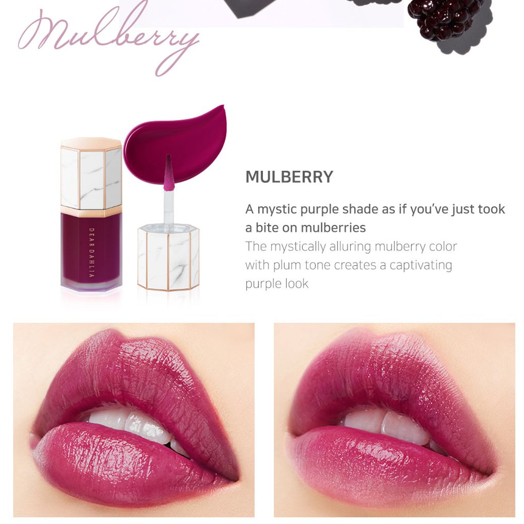 Meearaideedee's tweet photo. Dear Dahlia Moisture Veil Lip Glaze #Mulberry🍇
💜 สีชมพูอมม่วง
ลิปสติกสูตรน้ำ ให้ความชุ่มชื่นกับริมฝีปาก เนื้อบางเบา สีชัด ไม่เหนียวเหนอะหนะ
#DearDahlia #PremiumMakeup #VeganFriendly #CrueltyFree #CleanBeauty #NoAnimalTest #MarbleDesign #MarbleMakeup #ParadiseCollection https://t.co/Dx5CIYGMX2