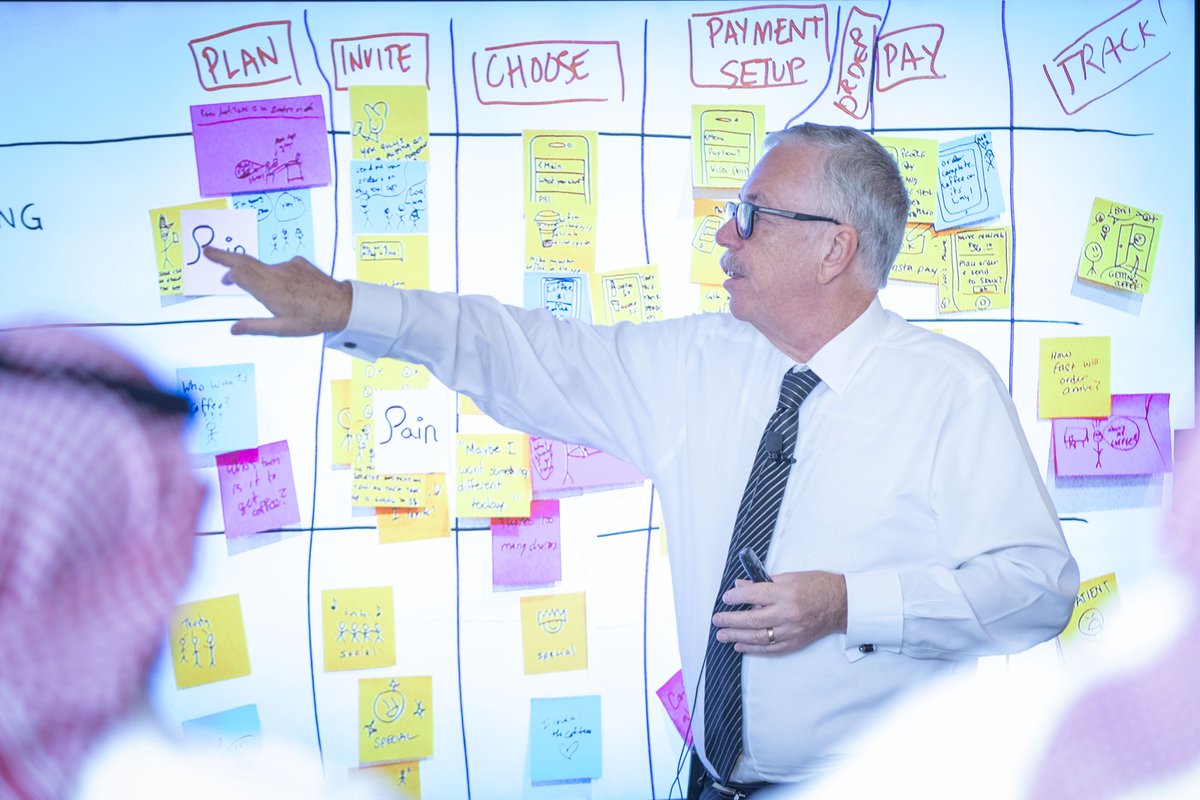 NCSIOman's tweet photo. GCC Datathon participants continue their training in design thinking,specifically in prototype stage and testing. In these two stages,each team will work in its own method to obtain the findings that will be used in determining the requirements of each team.

#GulfDatathone https://t.co/AoakQOt2Zo