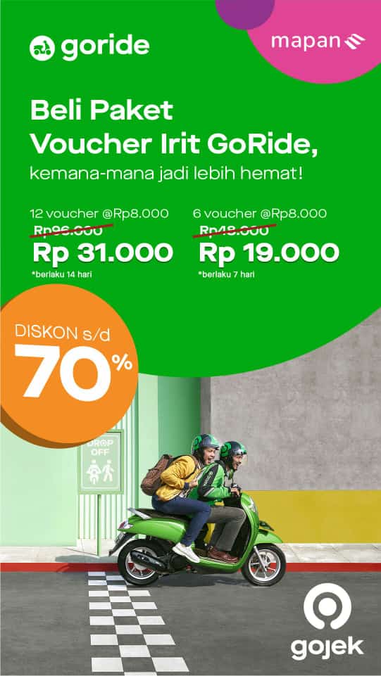 EvaMarl69411681's tweet photo. Waaaw mantaaap bgt niiih bagi yg pengguna setia gojek,,,,ada promo menarik bgt niiih,,, voucher go ride nya,,,, voucher 96rb cuma byr 31rb,,,dapat 12 voucher
Voucher 48rb cuma byr 19rb,,,dapat 6 voucher,,,kpn lgi nih nge manjain dompet nya😁😁
#voucherpromo
#gojekirit
#jakarta https://t.co/l5m6iE9osS