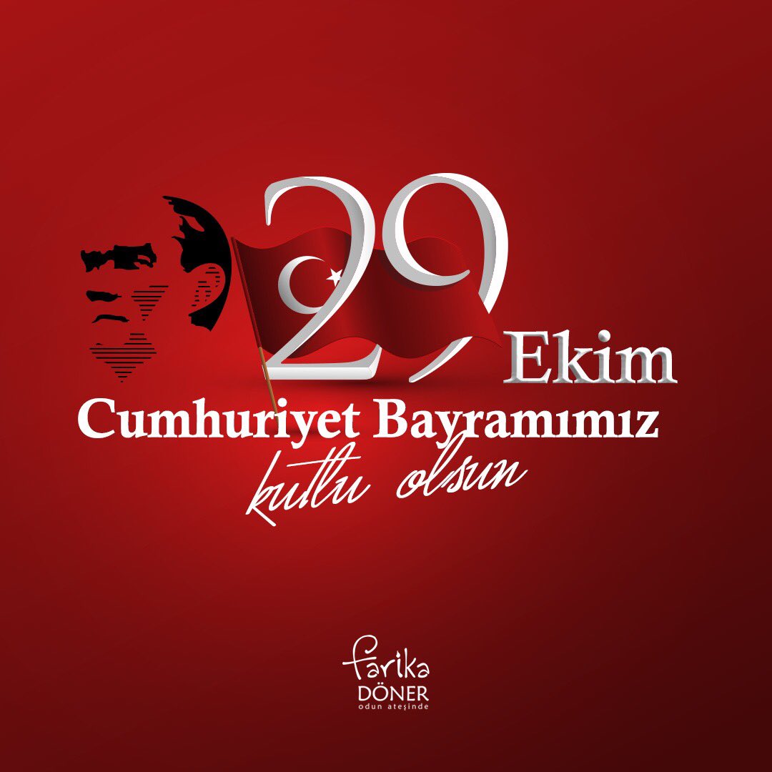 Bağımsızlığımızın teminatı Cumhuriyetimizin 96. yıldönümü kutlu olsun. Ulu Önder Atatürk başta olmak üzere bizlere Cumhuriyeti armağan eden aziz şehitlerimize minnet duygularımızla...🇹🇷 #29Ekim