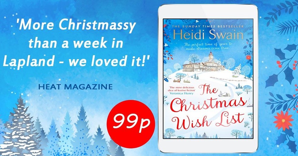 Heidi_Swain's tweet photo. Take a trip to wonderful #Wynbridge this winter and enjoy a warm welcome and the company of fabulous new friends! #TheChristmasWishList is just 99p to download. @RNAtweets #tuesnews 
 https://t.co/1ynETPDroJ https://t.co/wOKlXk5ExM