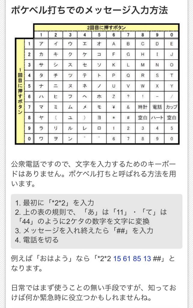 実はスマホへメールを送れる機能もある？！公衆電話の知られざる裏技！