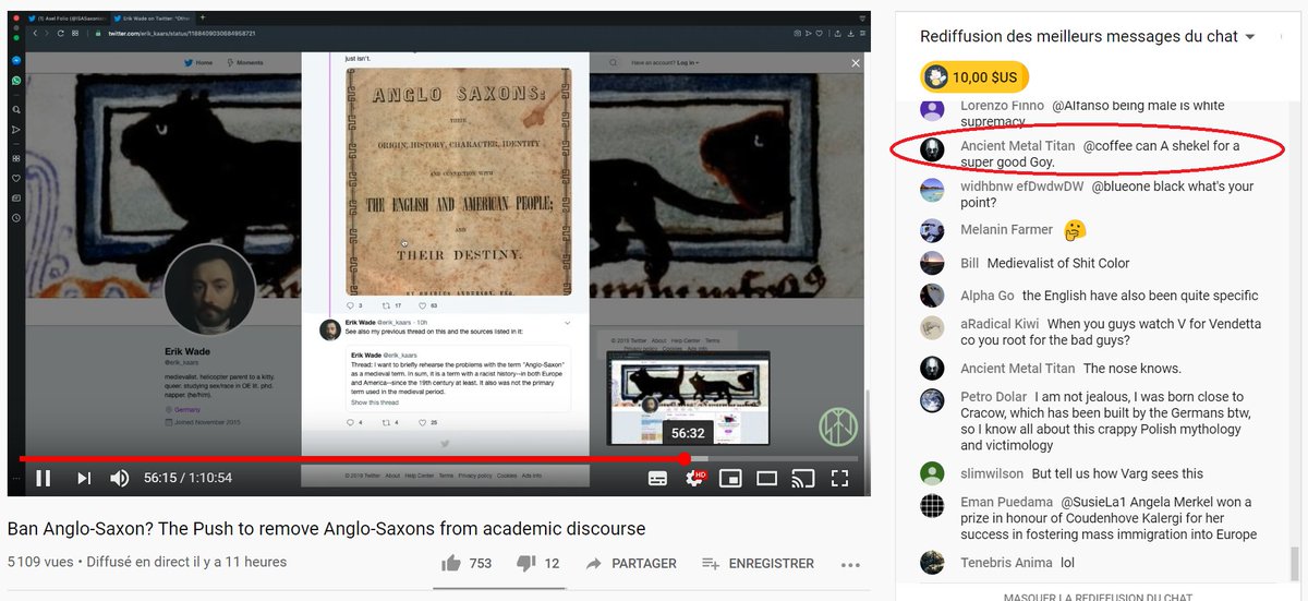 Many of them describe a Jewish conspiracy behind antiracist work and say that Dr. MRO and I were paid in "shekels" for our work. Others state that "these people, treacherous hybrids and the Jeows" need to "be dealt with asap" and that this calls for the "rope department."