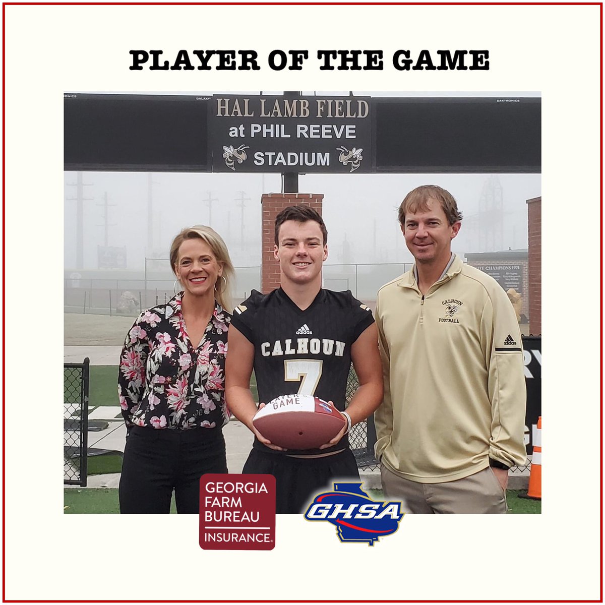 Calhoun 's Player of the week!
ZANE MCCRACKEN  #7
calhountdclub.com 🐝🏈 <a href="/CHSJacketsFB/">Calhoun Football</a> <a href="/GaFarmBureau/">Georgia Farm Bureau</a> <a href="/RecruitGeorgia/">Recruit Georgia</a>