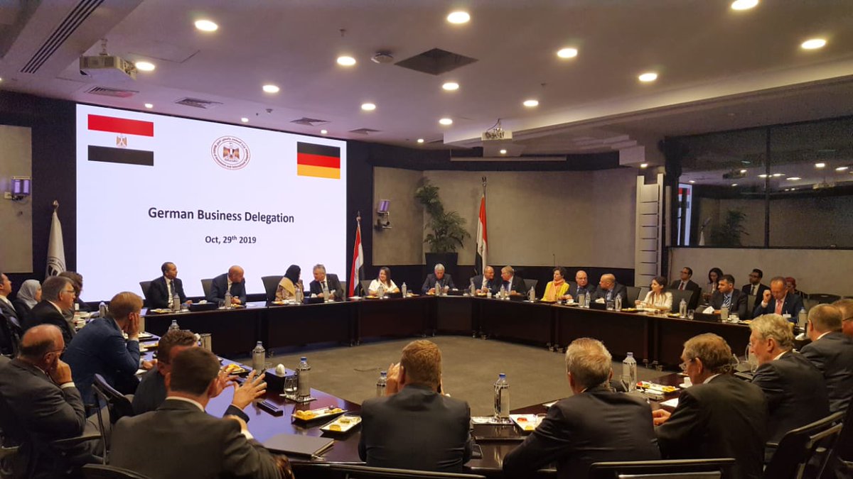 gacicegypt's tweet photo. #happeningnow 
The meetings of the Bavarian delegation with H.E. Roman Weigert continue with Ms. Ola El Kobrosy, The Vice Executive Director of the General Authority for Investment &amp; Free Zones - GAFI.
#PartnerforEgypt #PartnerforGermany https://t.co/3rNZrlofYY