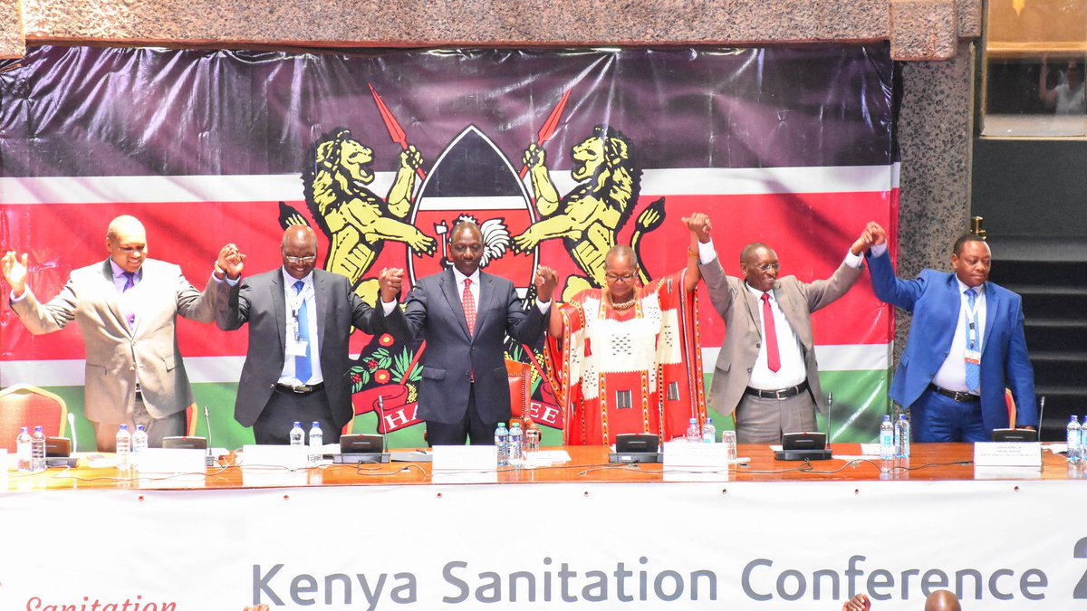 WilliamsRuto's tweet photo. During the official opening of the Kenya Sanitation Conference 2019 at the Kenyatta International Convention Centre, Nairobi. #SanitationConference2019 https://t.co/B37ukd2Sdh