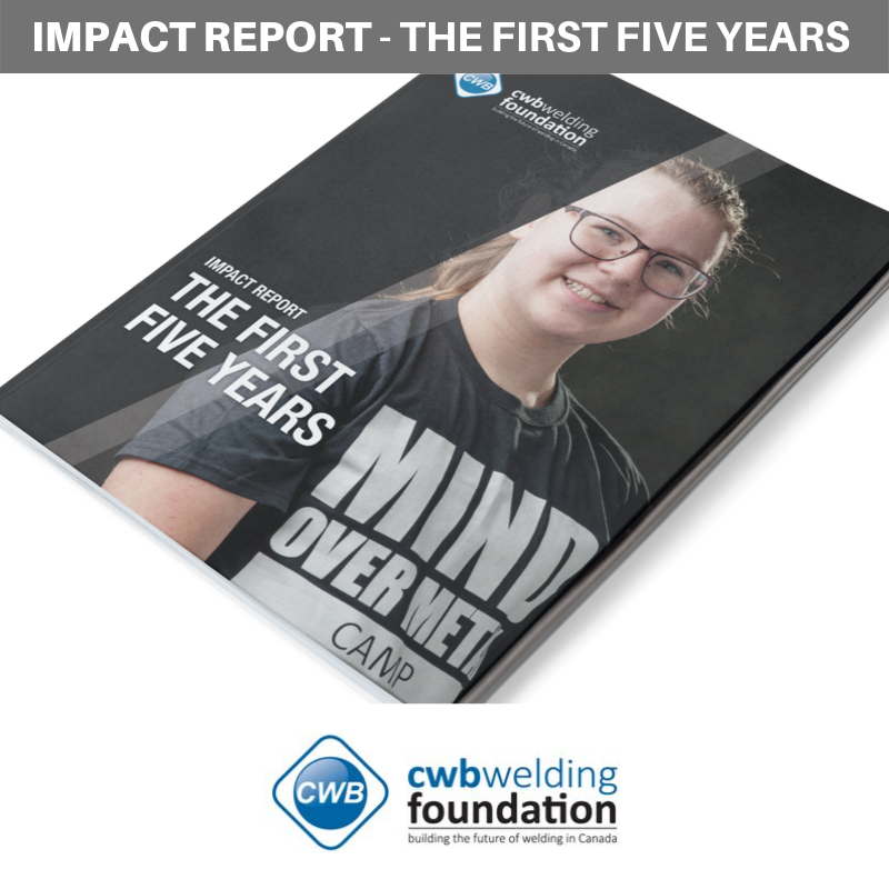 cwb_foundation's tweet photo. DID YOU KNOW? CWB Welding Foundation hosted over 3500 Mind Over Metal campers across Canada?
Take a look at the impact we have made here: https://t.co/vCfupNjE2P #ImpactReport #FirstFiveYears #Welding #Canadians https://t.co/hkehM1RyEg