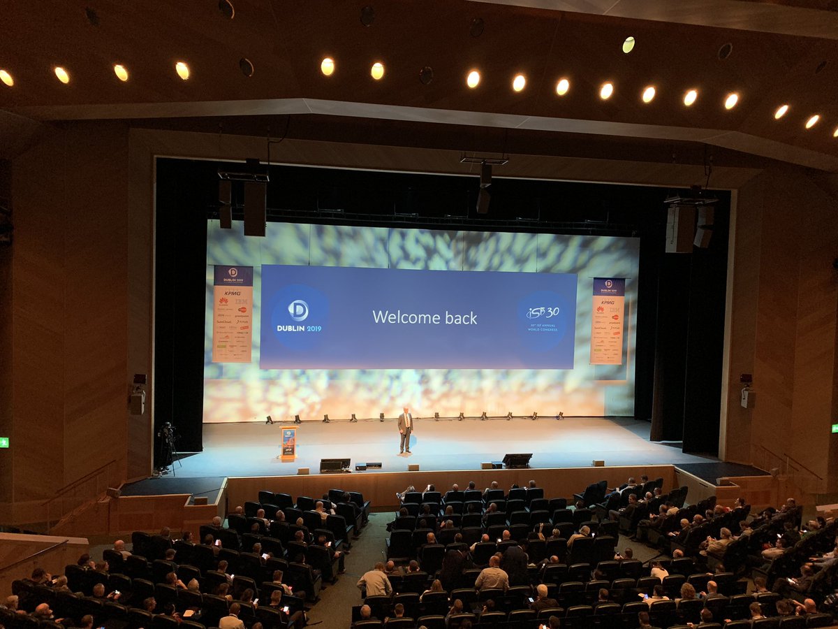 securityforum's tweet photo. The final keynote speech of the 30th Annual World Congress is now live.
Watch Costas Markides discuss responding to disruption now on ISF Live.
#ISF30 #ISFcongress2019 https://t.co/1e8LE1aTzr