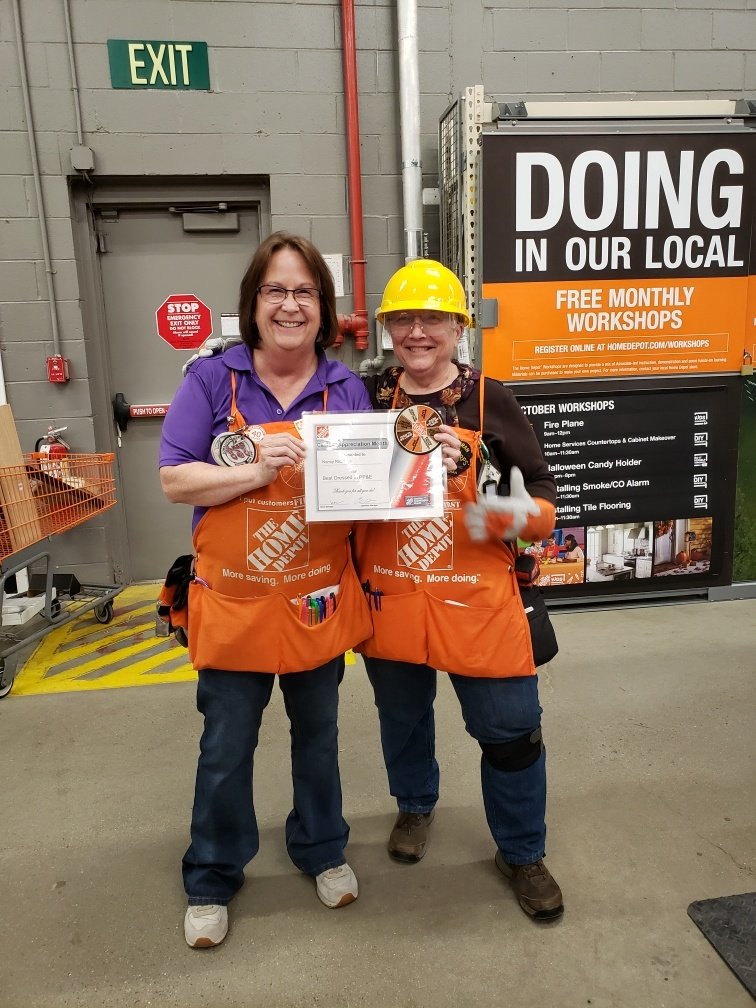 #CAMandfriends Nancy is the best dressed for our PPE <a href="/leominsterhd/">Home Depot 2676</a> 
<a href="/JasonArigoni/">Jason Arigoni</a> <a href="/TeeRoobaby/">Latisha</a> <a href="/stevenlongmoor1/">Steven Longmoore</a> @CDan60 <a href="/chuck_schofield/">Chuck Schofield</a>