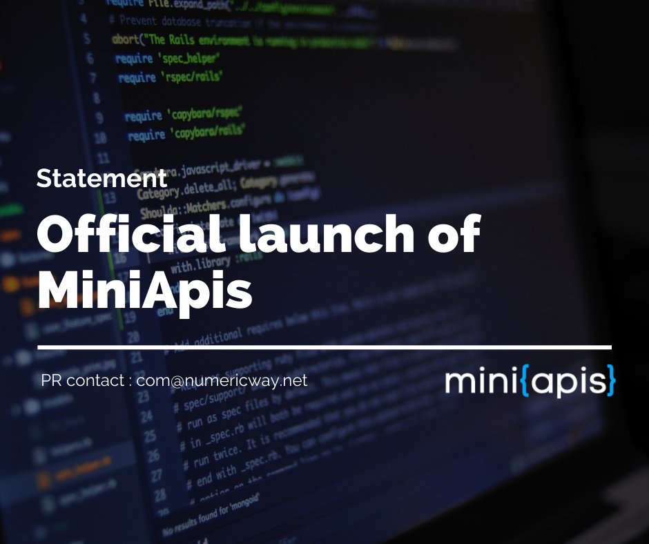 miniapis's tweet image. We are excited to announce the official launch of MiniApis, an innovative solution that aims to bring intelligence with process collaboration within organizations.
.
Find out more about it in our official statement: miniapis.com/blog
.
#miniapis
#WebSummit2019
