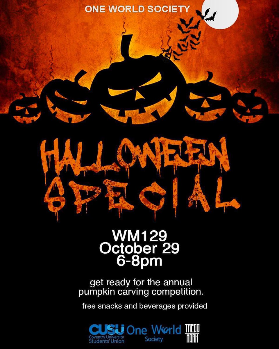 oneworld_cusu's tweet photo. HALLOWEEN SPECIAL!
Who’s ready to get spooky!!!
#oneworld #cusu https://t.co/xSxM6AgNsY