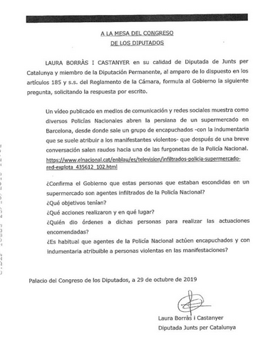 AlbanoDante76's tweet photo. Sobre les imatges del encaputxats sortint d'un comerç. La @LauraBorras ha registrat aquestes preguntes. Veurem quin recorregut tenen. https://t.co/0NZTb6kFDW