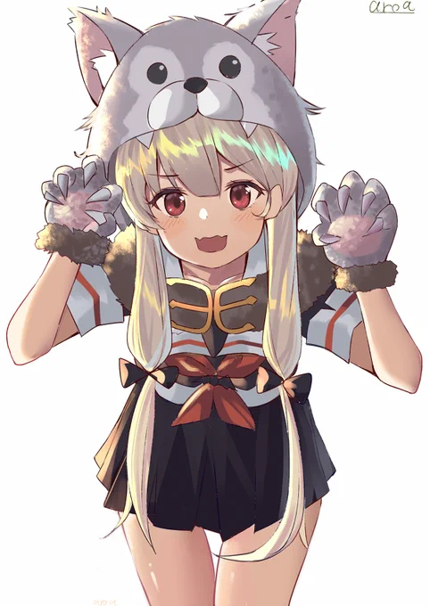 がおーー
#艦これ #夕立 