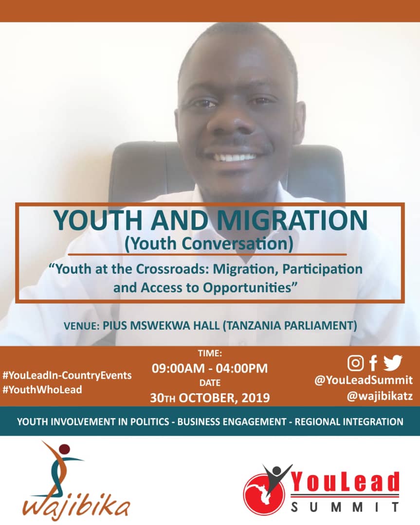 Youth tend to move from places looking for better life. Community and government have a strategic obligation to ensure safer movements for youth. #YouthWhoLead