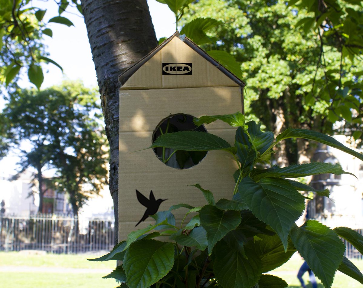 creapills's tweet image. Et si les emballages des meubles IKEA étaient adaptés pour être recyclés en habitats pour les animaux ? 🦔

Une campagne étudiante imaginée par @ggflrs et @j_kburgess pour @IKEAUK