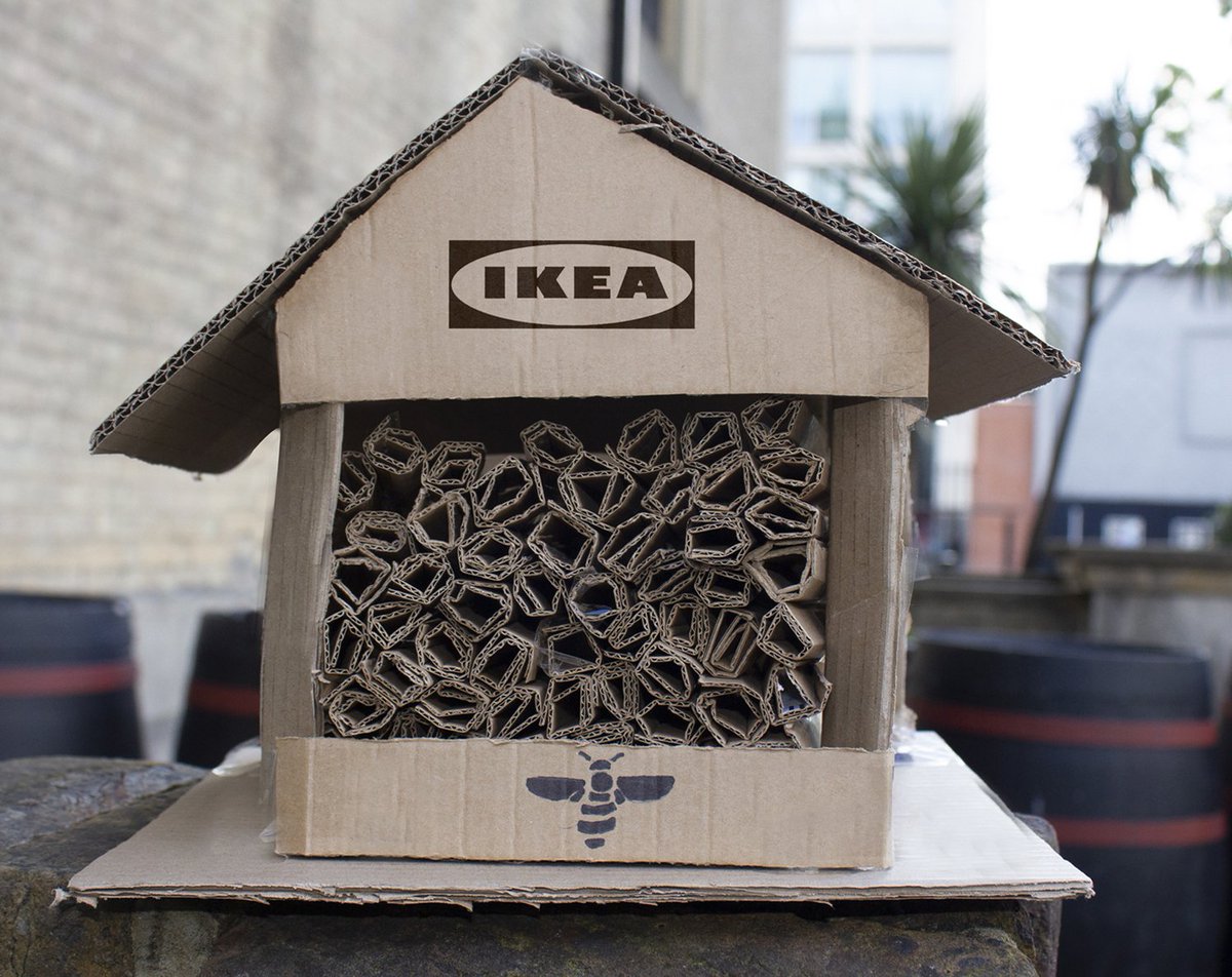 creapills's tweet image. Et si les emballages des meubles IKEA étaient adaptés pour être recyclés en habitats pour les animaux ? 🦔

Une campagne étudiante imaginée par @ggflrs et @j_kburgess pour @IKEAUK