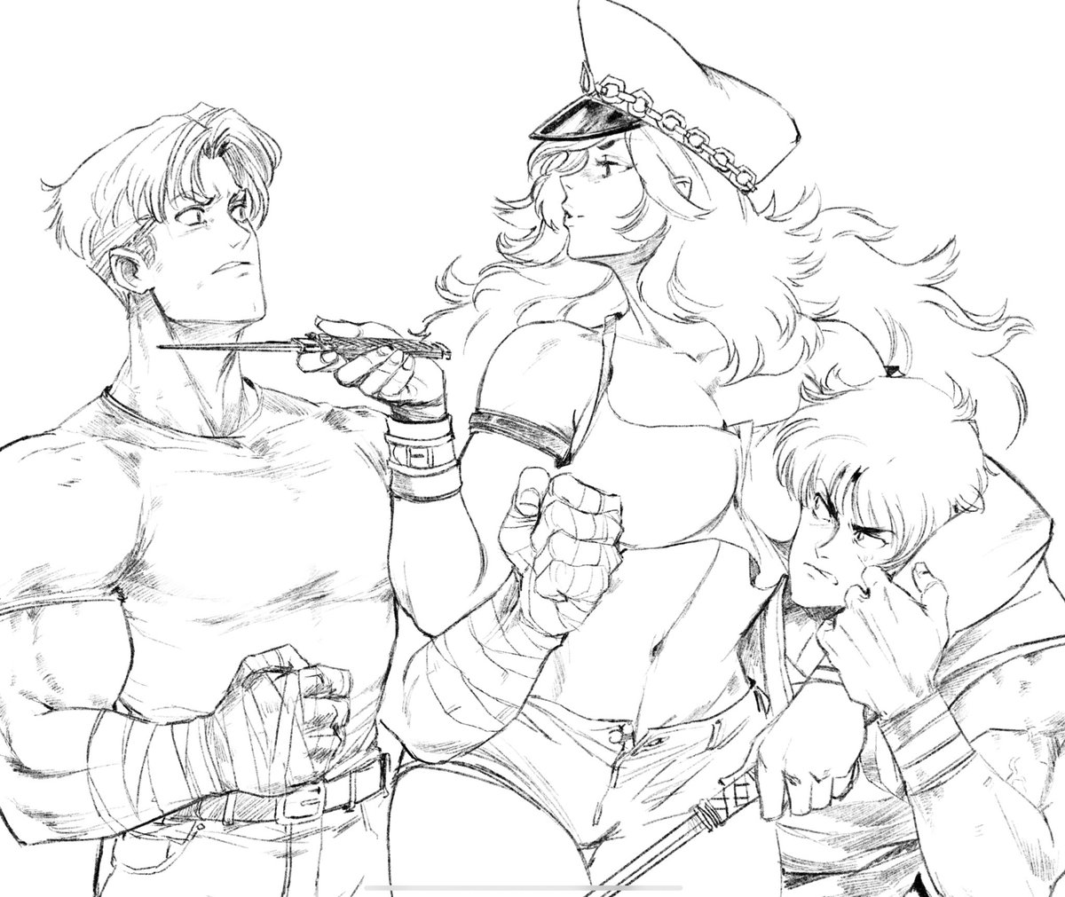 I didn't forget about that @S_FighterLegacy #FinalFight30Art fanzine! And I'm glad there was an extension to the deadline ?
Now I get to spend quality time with this.  Here's my wip! 
#finalfight #capcom 