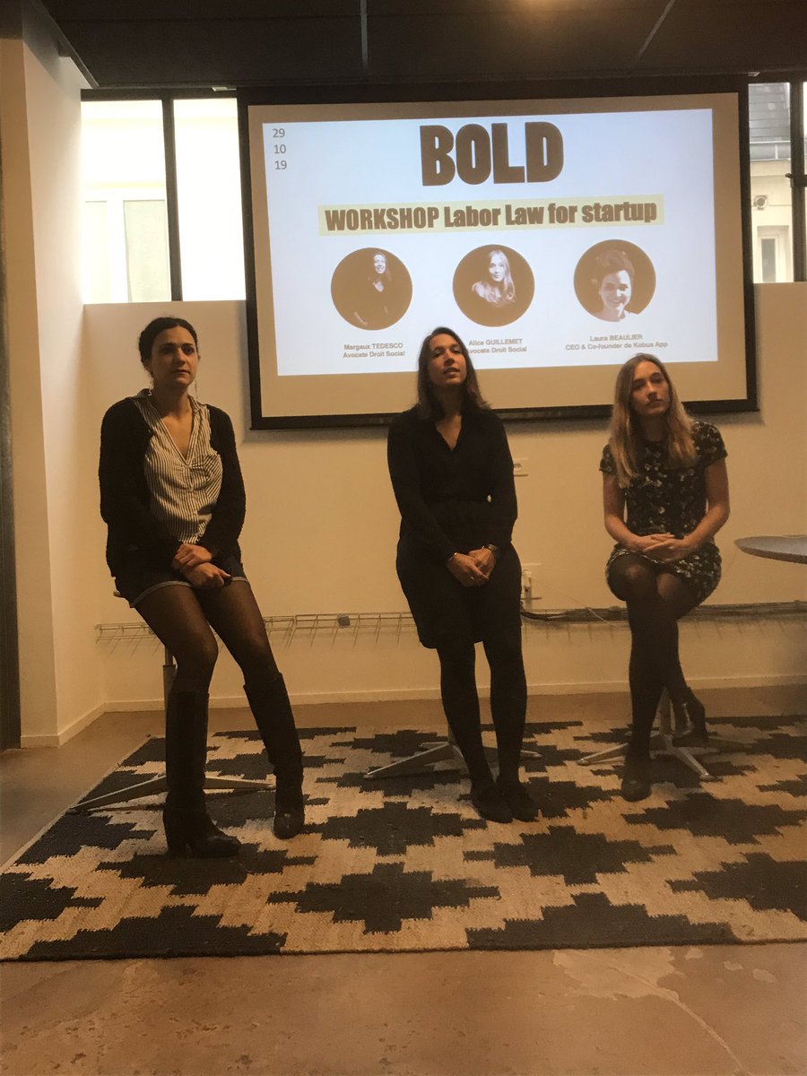 weare_bold's tweet image. Elles sont prêtes pour parler de #droitsocial à destination des #startups #workshop #cafecroissance