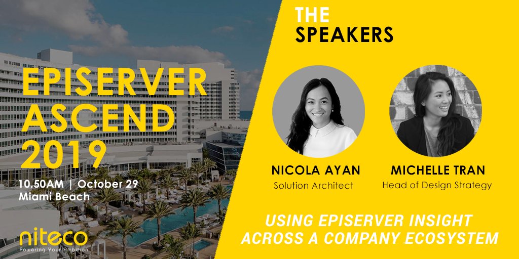 nitecocompany's tweet photo. Today Oct 29th at 10.50am. Be there ;) 

#niteco #Ascend2019 https://t.co/RUmE7Nllhq