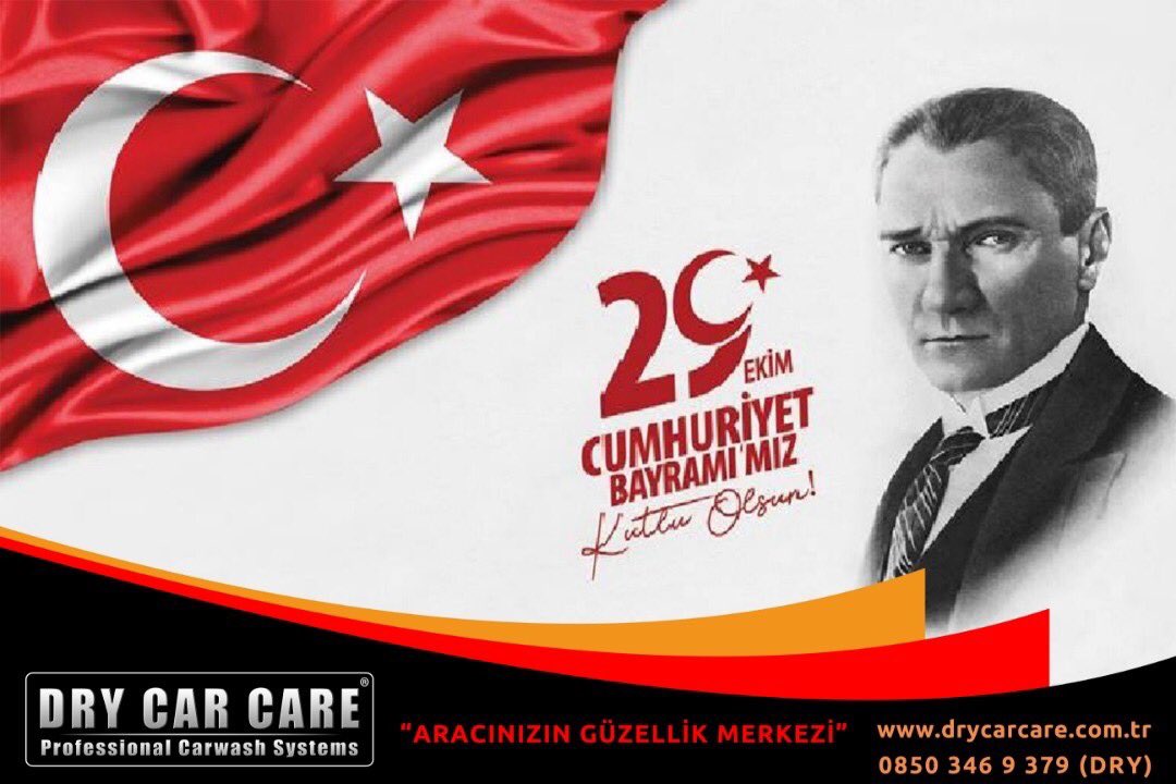 Cumhuriyetimiz 96 yaşında #29Ekim Cumhuriyet Bayramımız kutlu olsun.
#cumhuriyetbayramımız #kutlu #olsun #29ekimcumhuriyetbayramımızkutluolsun  #cumhuriyetbayramı #atatürk #atamız #NeMutluTürkümDiyene #SenHepBenimYanımdasın #drycarcare