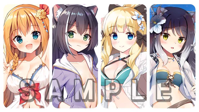 11/3サンクリ新刊「プリンセスクローゼット2」の表紙とサンプルです!プリコネの水着イラスト本になります✨

とらのあな様にて予約開始しましたので会場に来れない方は是非!?
?https://t.co/GTqti8MAQe 