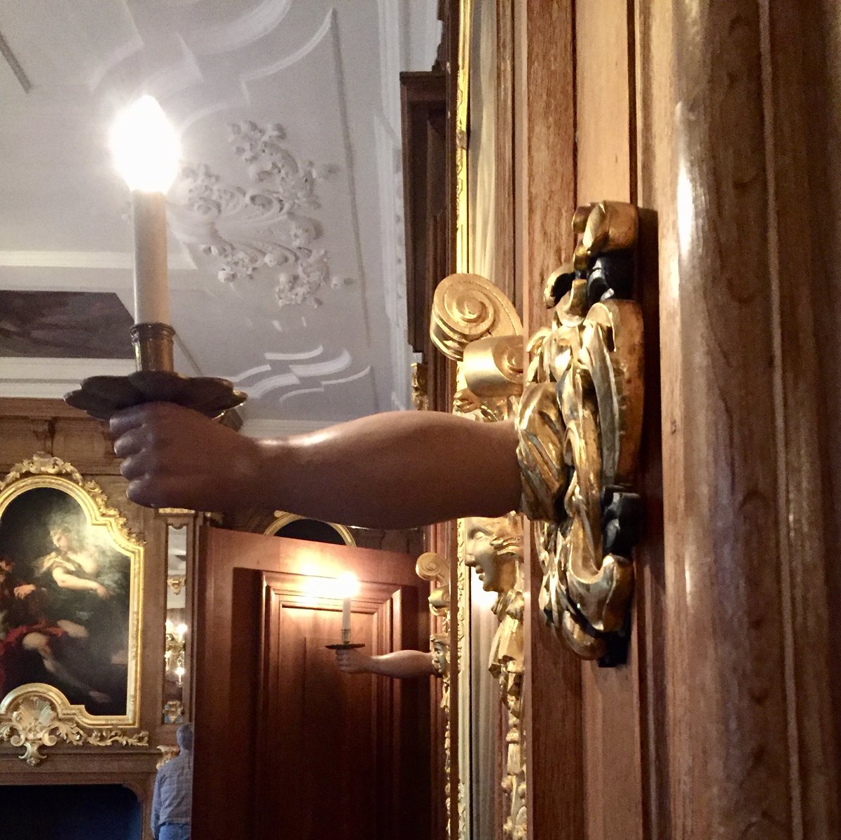 Candle Holder at the Mauritshuis, Den Haag