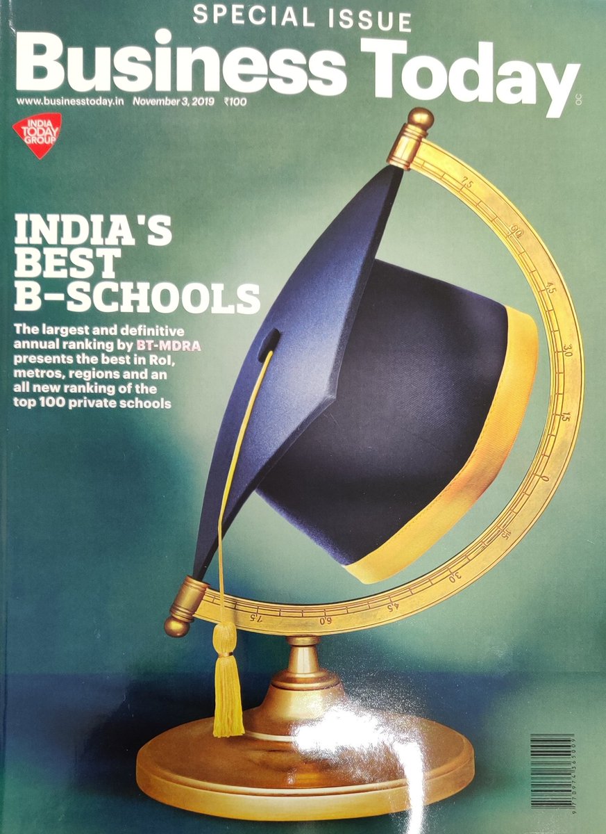 Business Today + MDRA Ranking of B-Schools 2019 in current issue (3 Nov 2019)
m.businesstoday.in/story/push-fro…

bschools.businesstoday.in

m.businesstoday.in/lite/story/ind…

#BSchoolRanking @IIMAhmedabad #BestBSchools #WhichMBA?